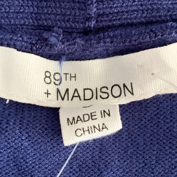 **NEW 89th & Madison Long Line Open Front Cardigan - Picture 8 of 11